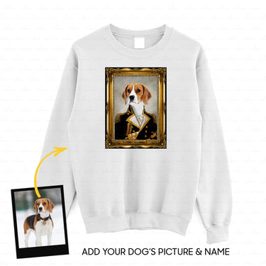 Personalized Dog Gift Idea - Royal Dog's Portrait 19 For Dog Lovers - Standard Crew Neck Sweatshirt